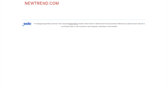 Desktop Screenshot of newtrend.com