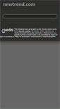 Mobile Screenshot of newtrend.com